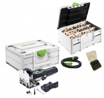 Festool 576415 240V DF500Q-PLUS Domino Jointing Machine +  Domino Assortment Both In SYS3 M 187 Cases £1,124.00